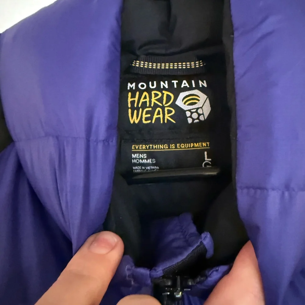 Mountain Hardwear Purple and Black Jacket - Picture 3 of 3